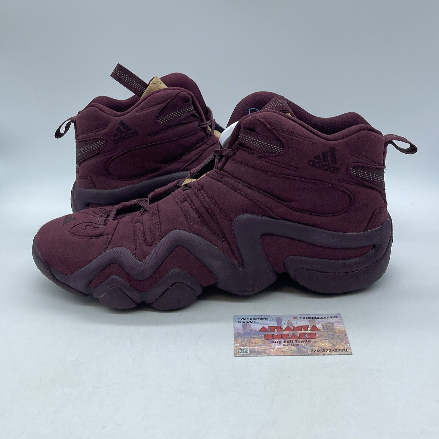 Size 12 - adidas Crazy 8 Kobe Vino Pack Burgundy Suede Leather (D70090)