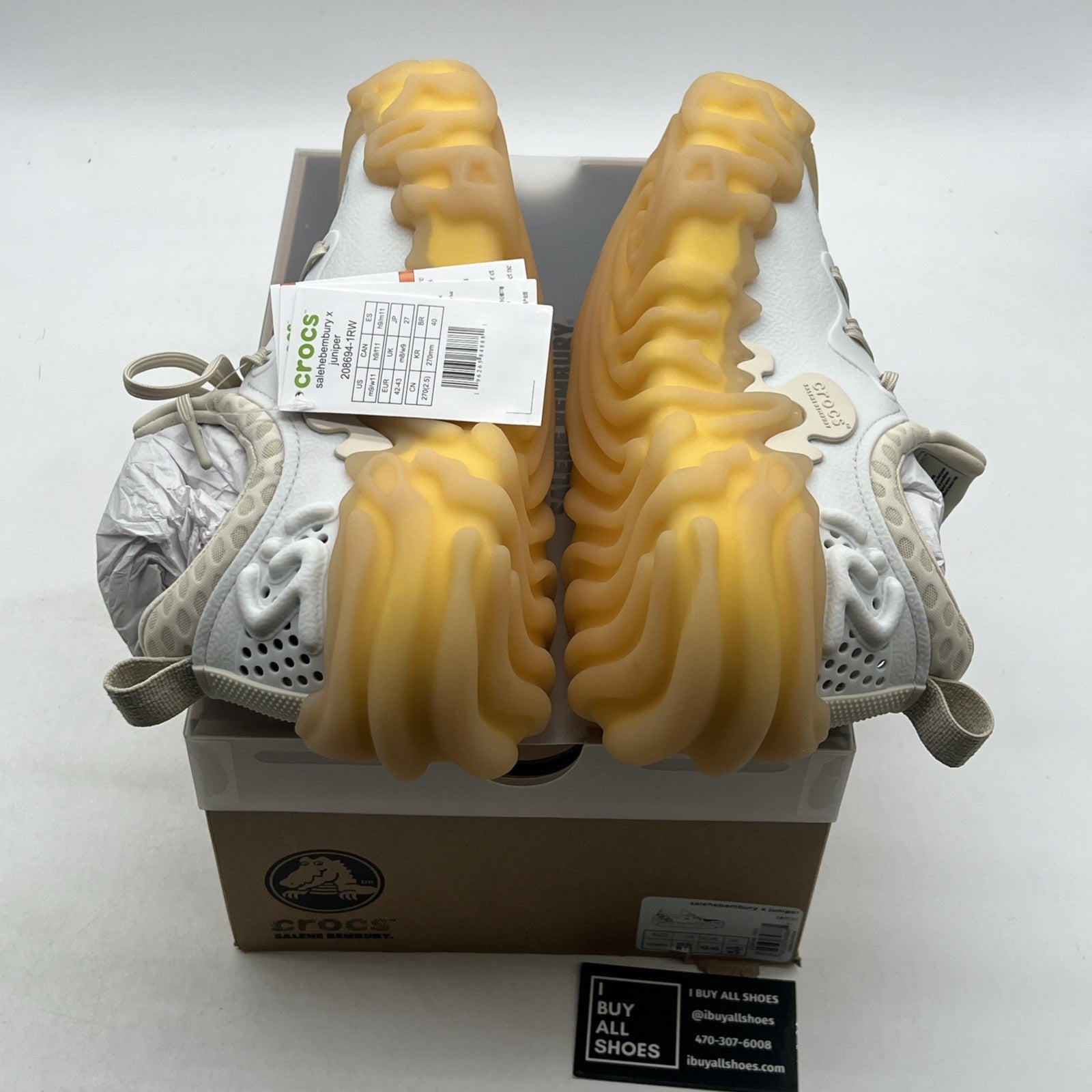 Size 9 - Crocs Salehe Bembury x Pollex Juniper Tahini (208694-1RW)