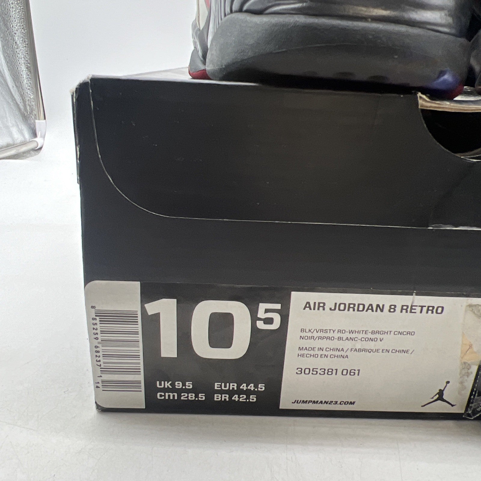 Size 10.5 - Air Jordan 8 Retro 2013 Playoff (305381-061)
