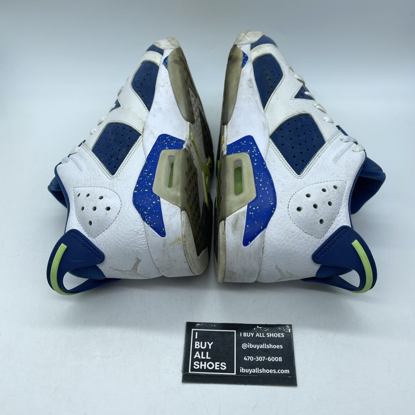 Size 10 - Air Jordan 6 Low Ghost Green (304401-106)