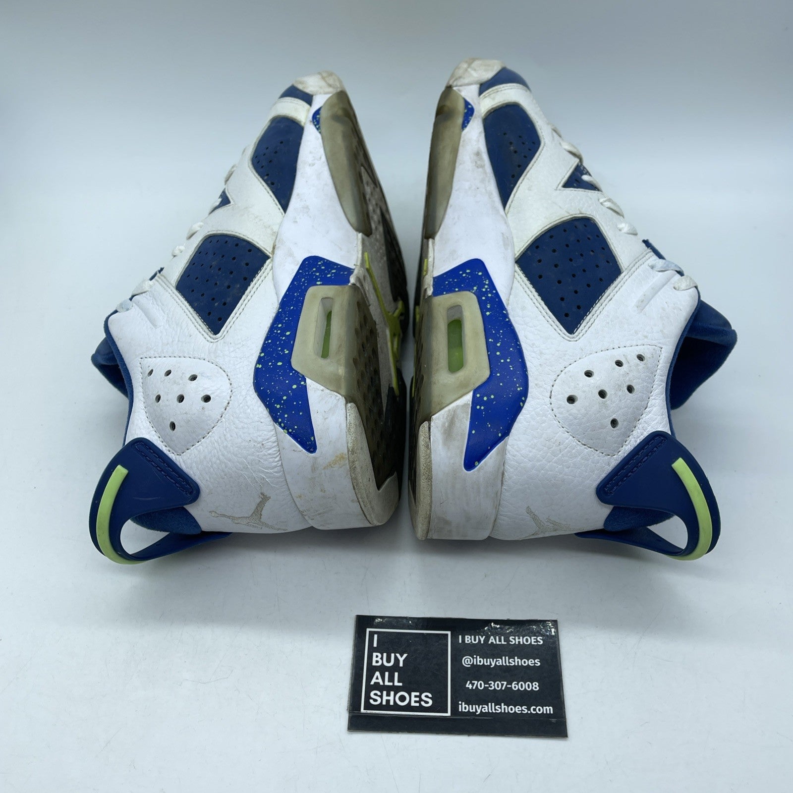 Size 10 - Air Jordan 6 Low Ghost Green (304401-106)