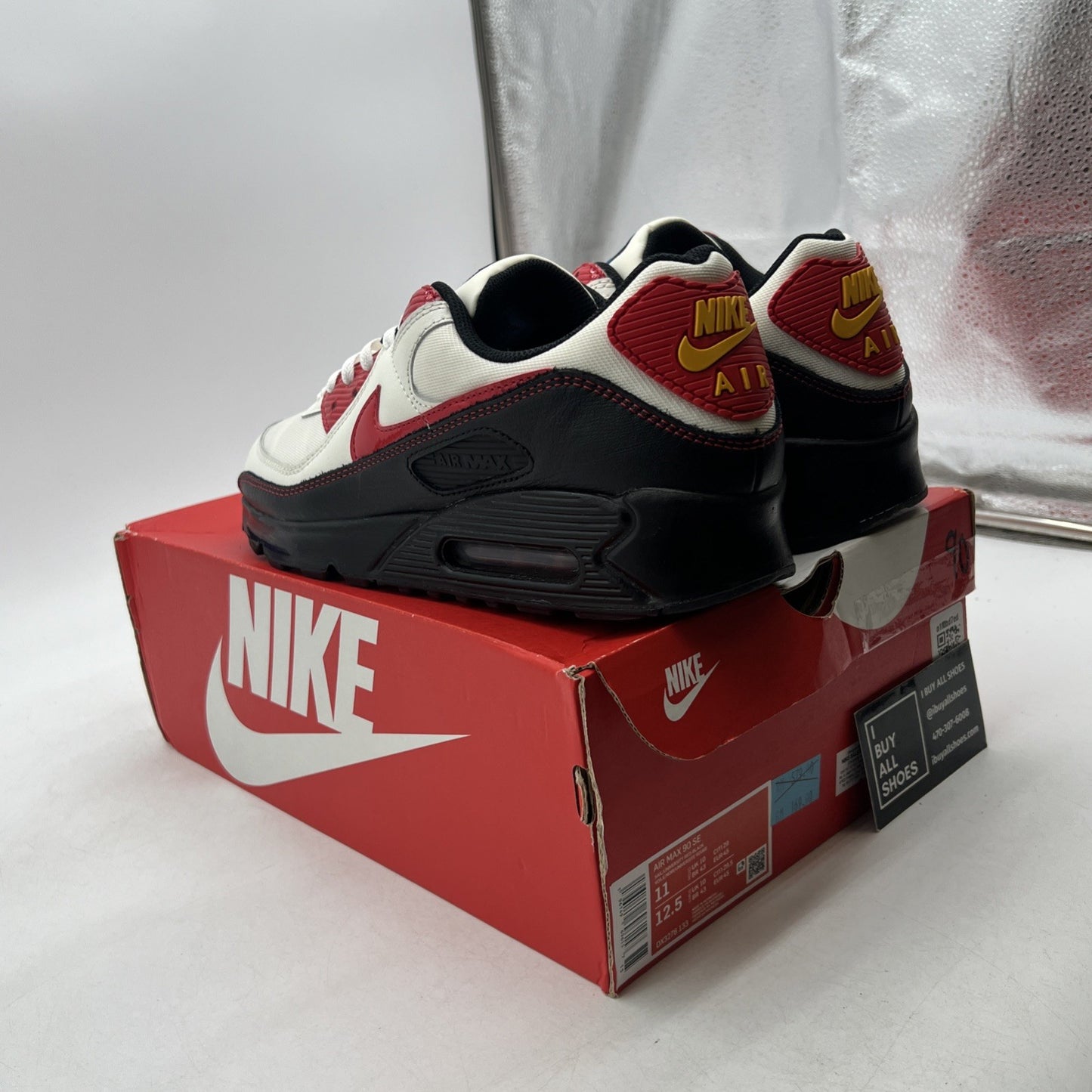 Size 11 - Nike Air Max 90 SE Sail University Red (DX3276-133)