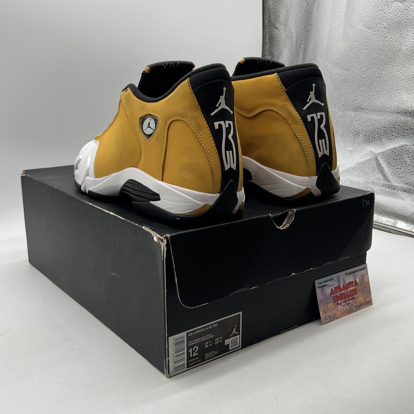 Size 12 - Air Jordan 14 Retro Light Ginger 2022 (487471-701)