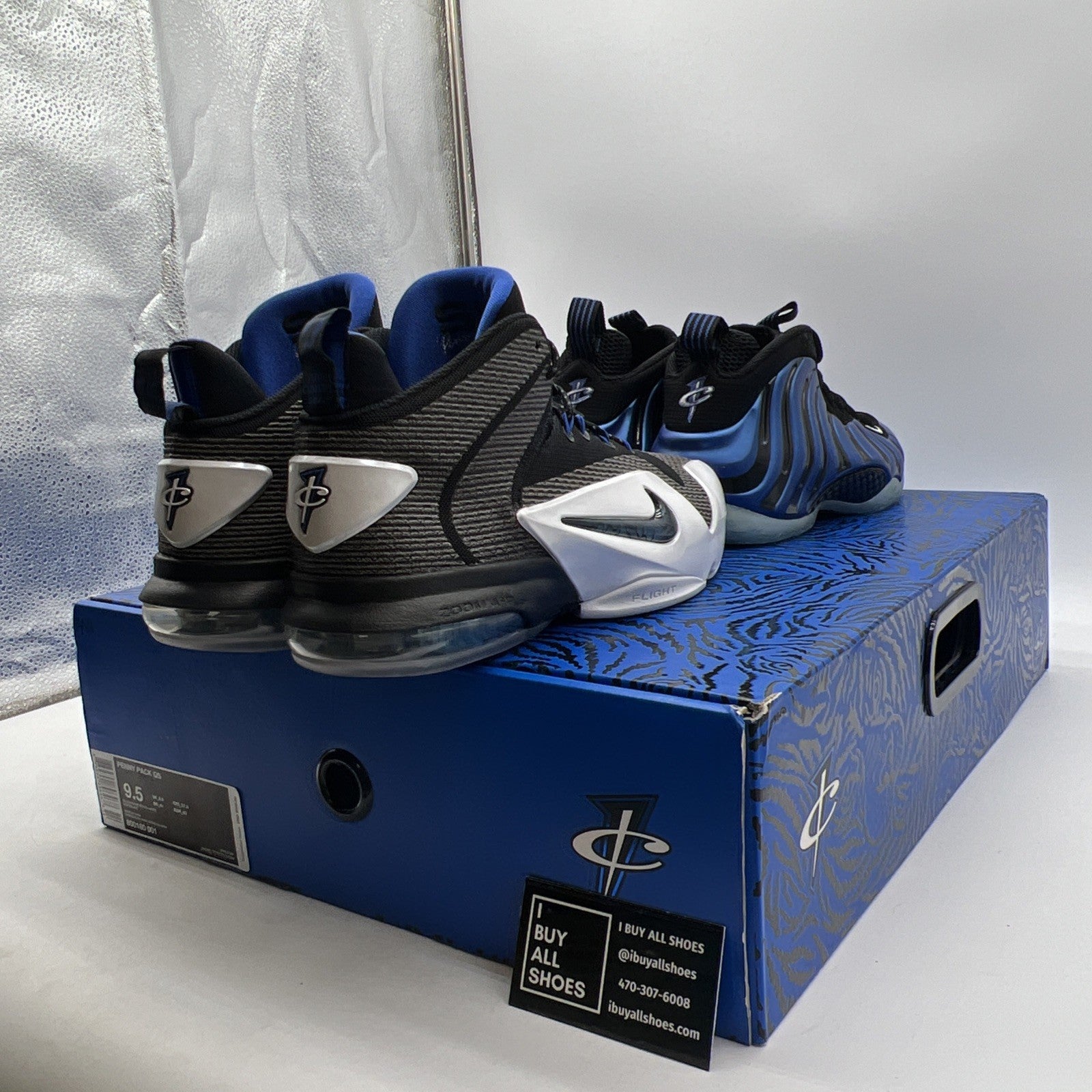 Size 9.5 - Nike Air Penny QS Sharpie Pack (800180-001)