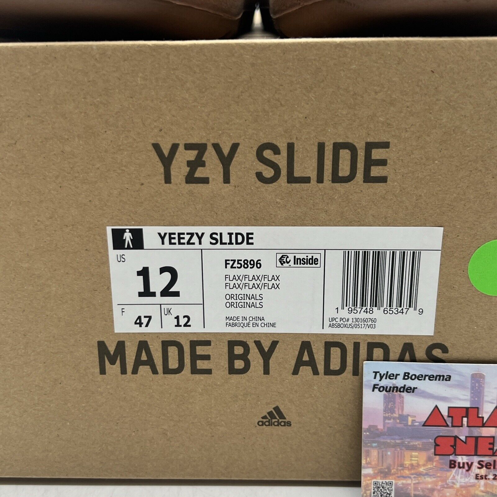 Size 12 - adidas Yeezy Slide Brown (FZ5896)