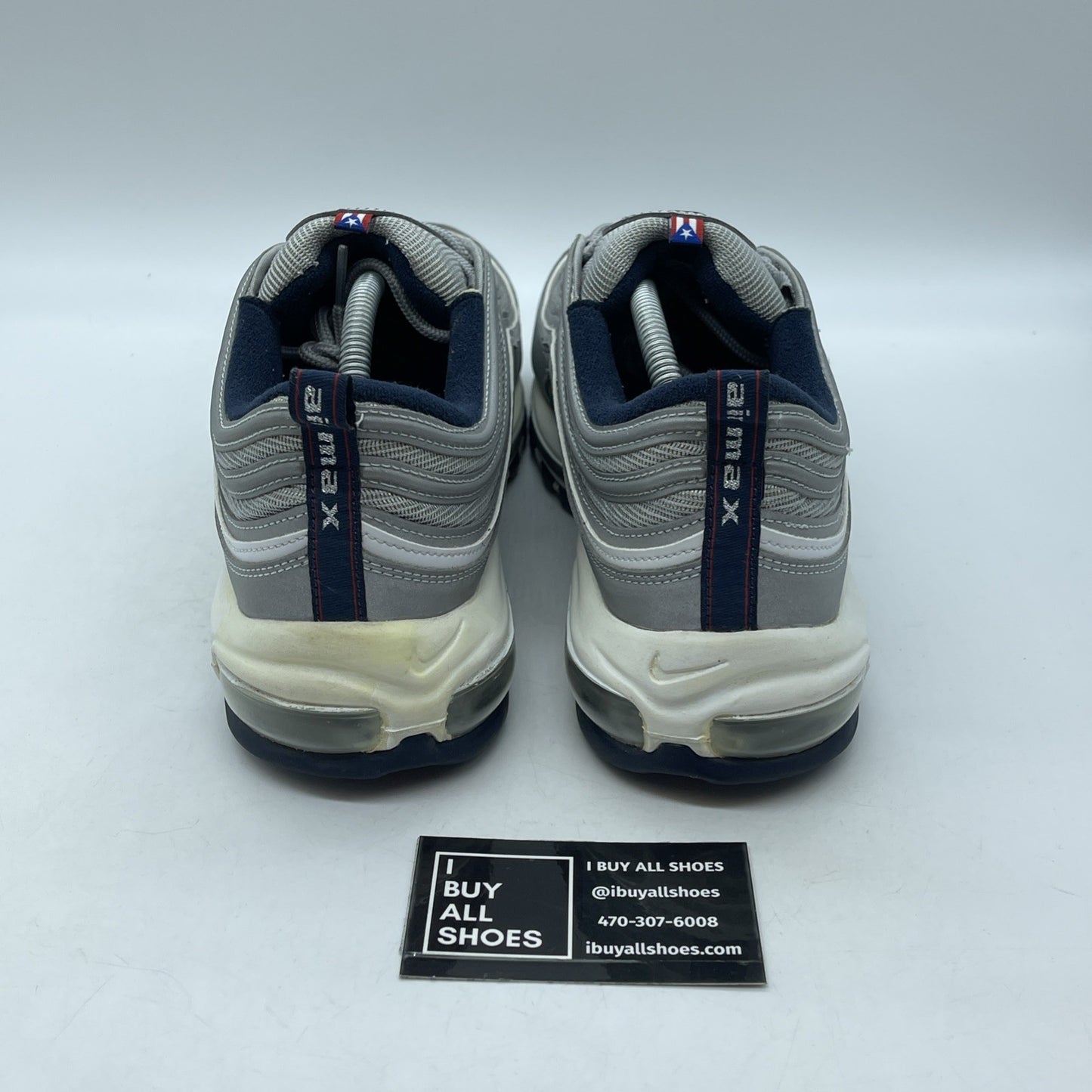 Size 12 - Nike Air Max 97 OG SP Puerto Rico Grey Suede Leather (DH2319-001)