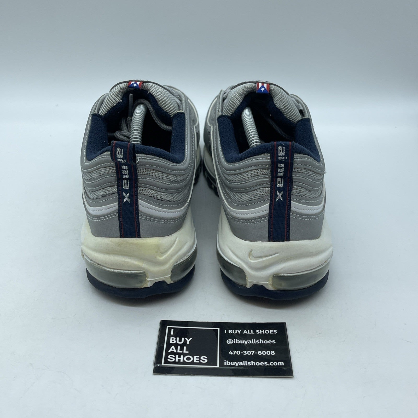 Size 12 - Nike Air Max 97 OG SP Puerto Rico Grey Suede Leather (DH2319-001)