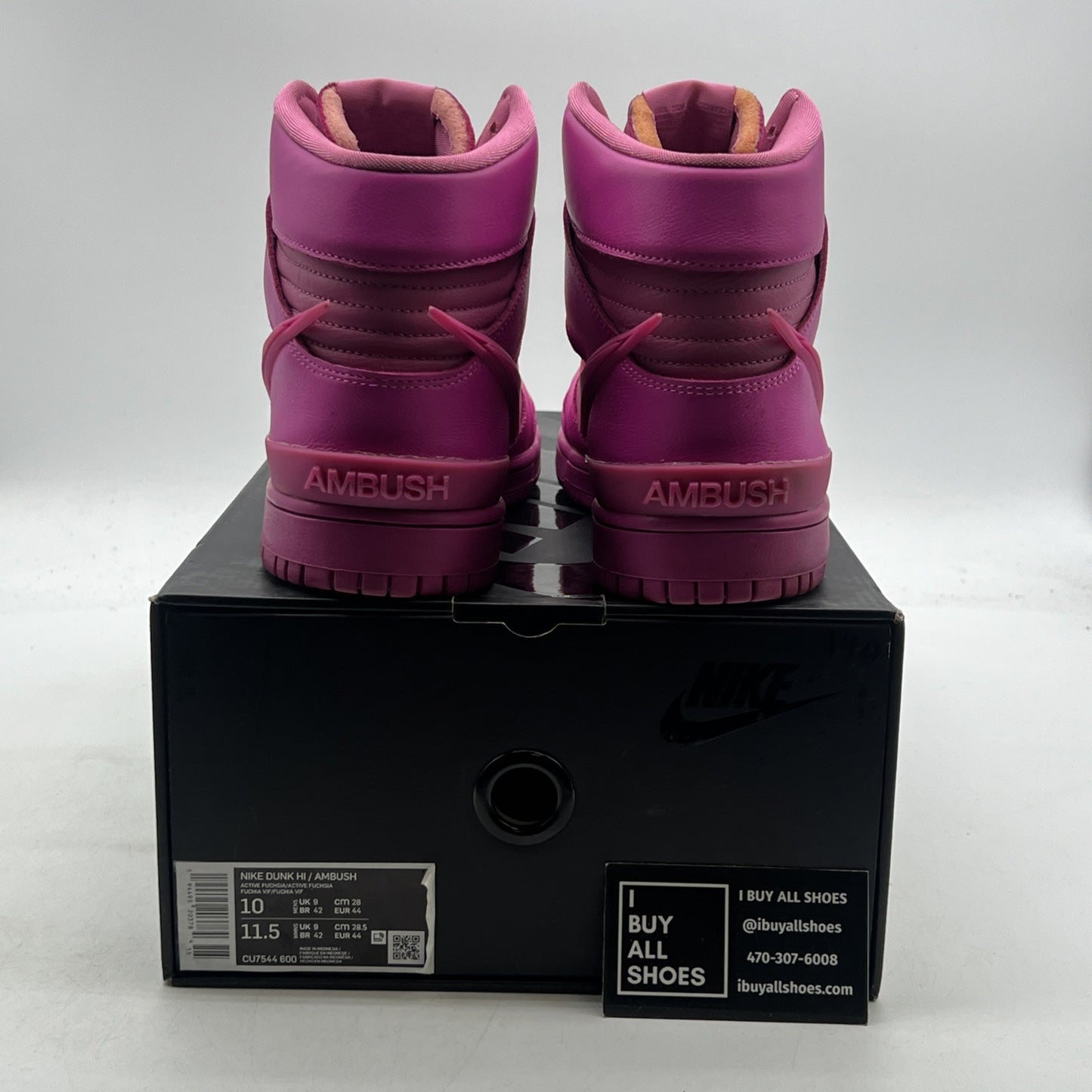 Size 10 - Nike AMBUSH x Dunk High Pink (CU7544-600)