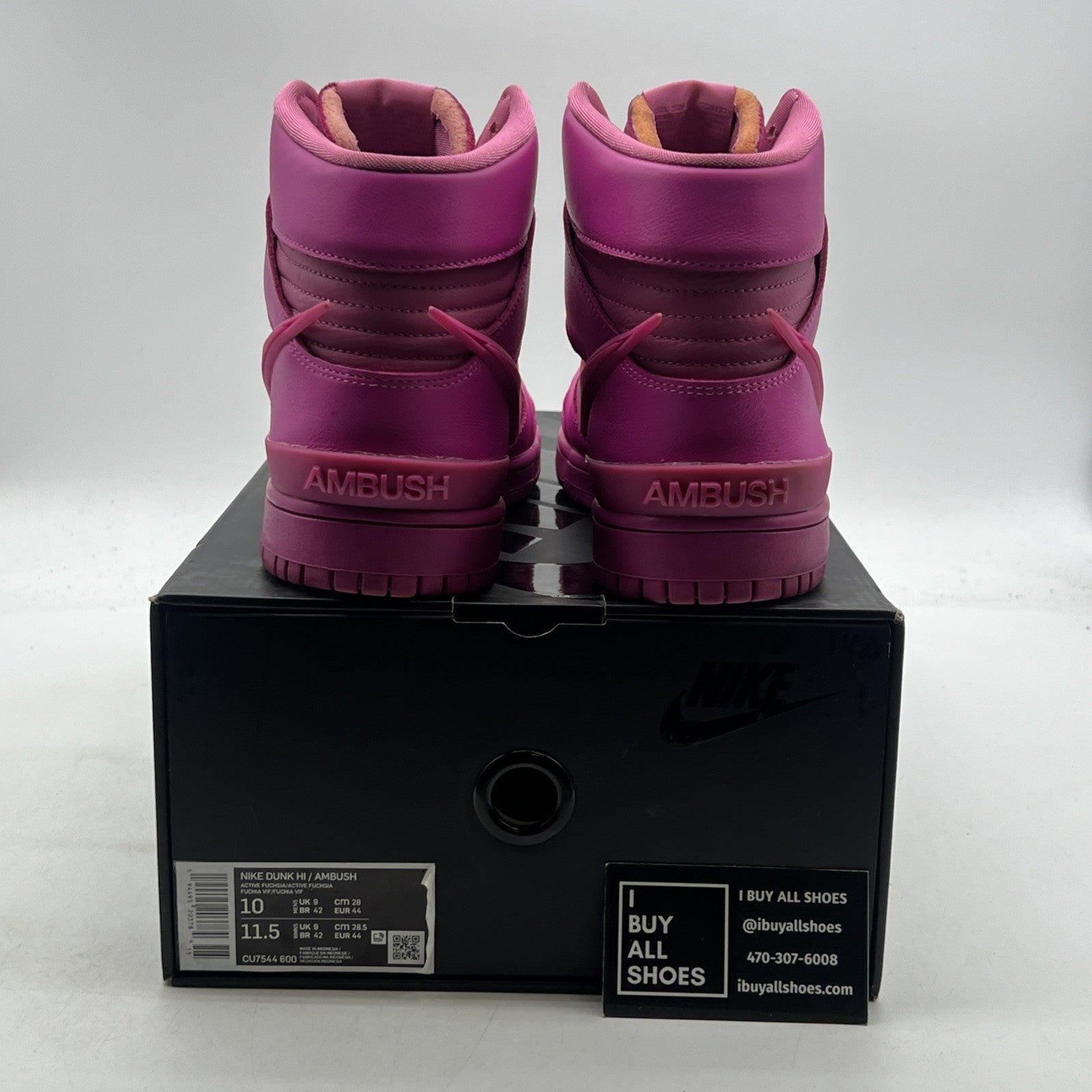 Size 10 - Nike AMBUSH x Dunk High Pink (CU7544-600)