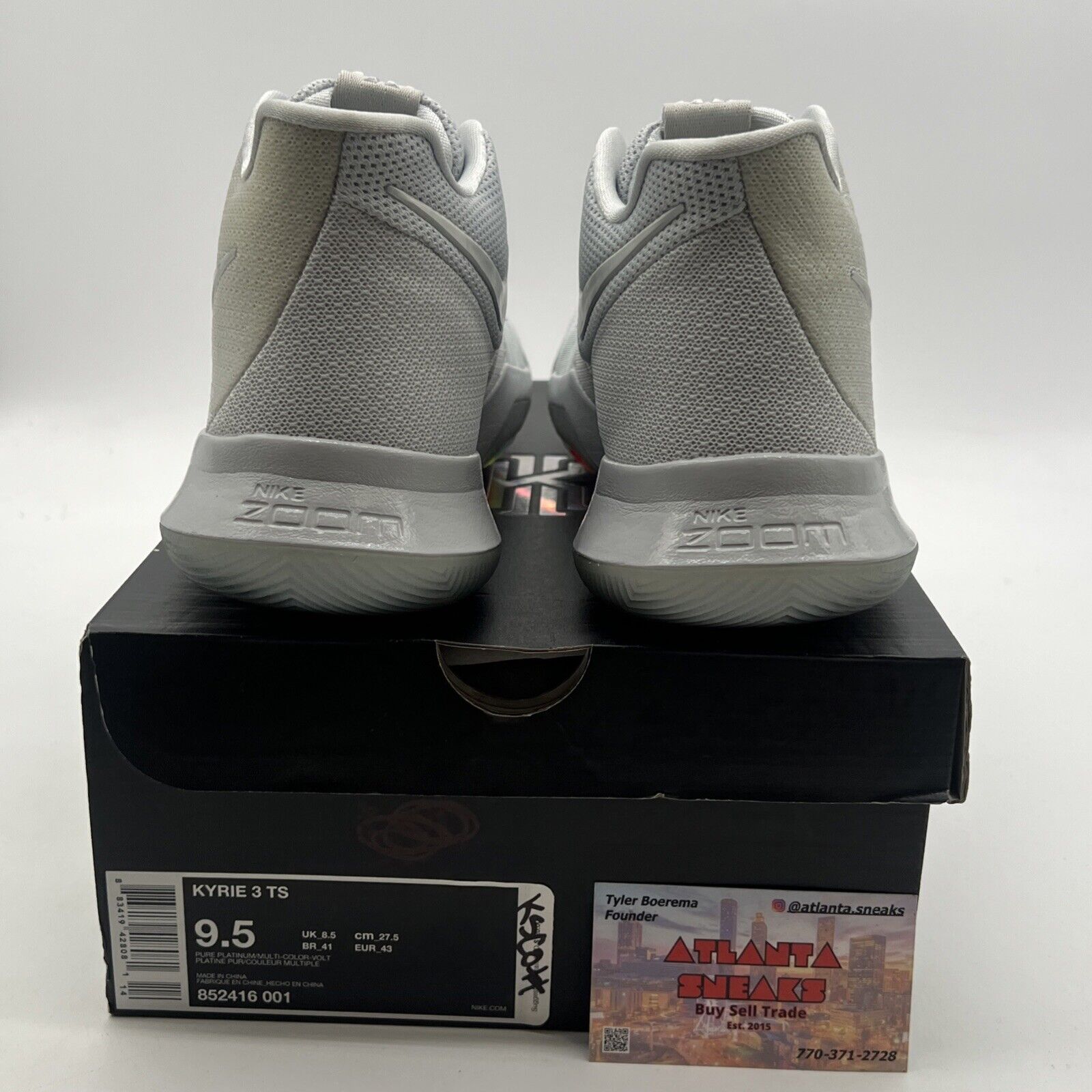 Size 9.5 - Nike Kyrie 3 Time to Shine (852416-001)