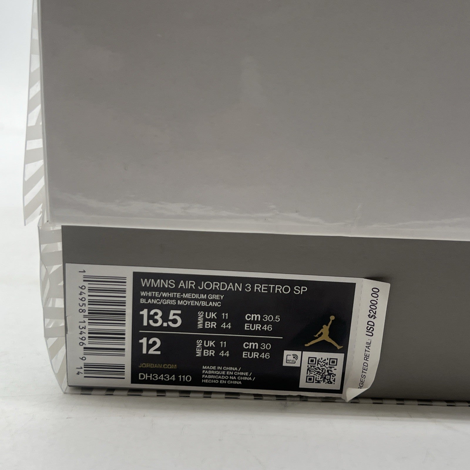 Size 13.5 - Jordan 3 Retro SP x A Ma Maniere Low Raised By Women W (DH3434-110)