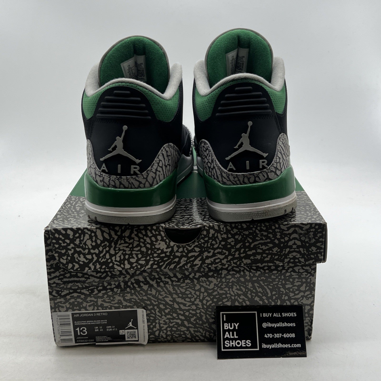 Size 13 - Air Jordan 3 Retro Mid Pine Green (CT8532-030)