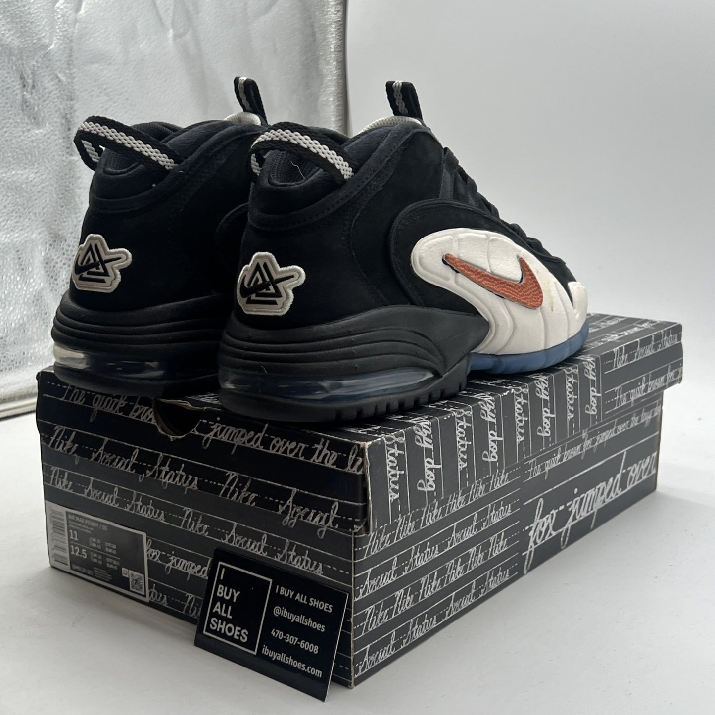 Size 11 - Nike Social Status x Air Max Penny 1 Recess - Black (DM9130-001)