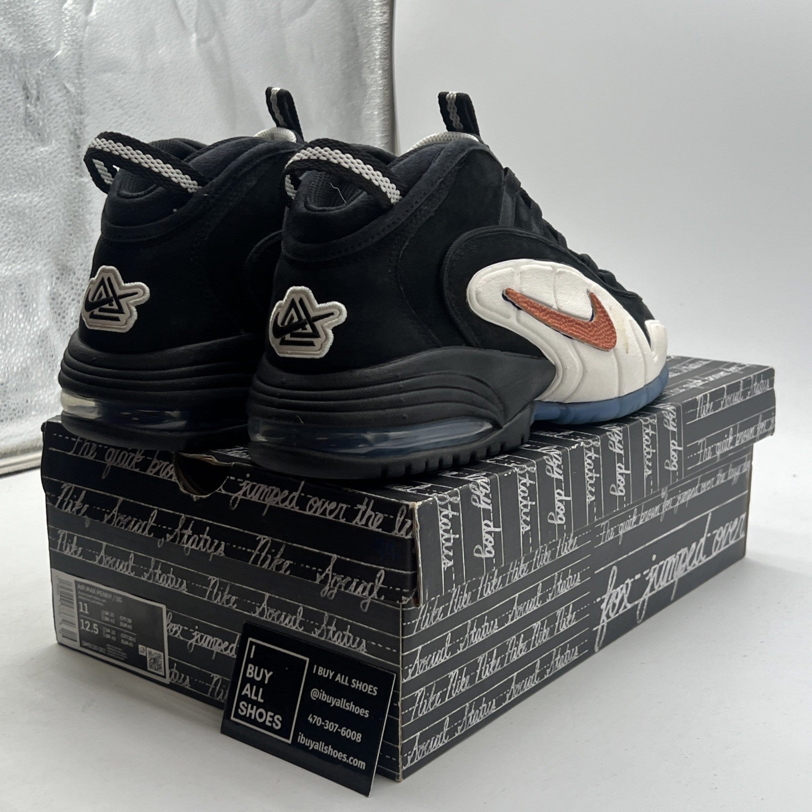Size 11 - Nike Social Status x Air Max Penny 1 Recess - Black (DM9130-001)