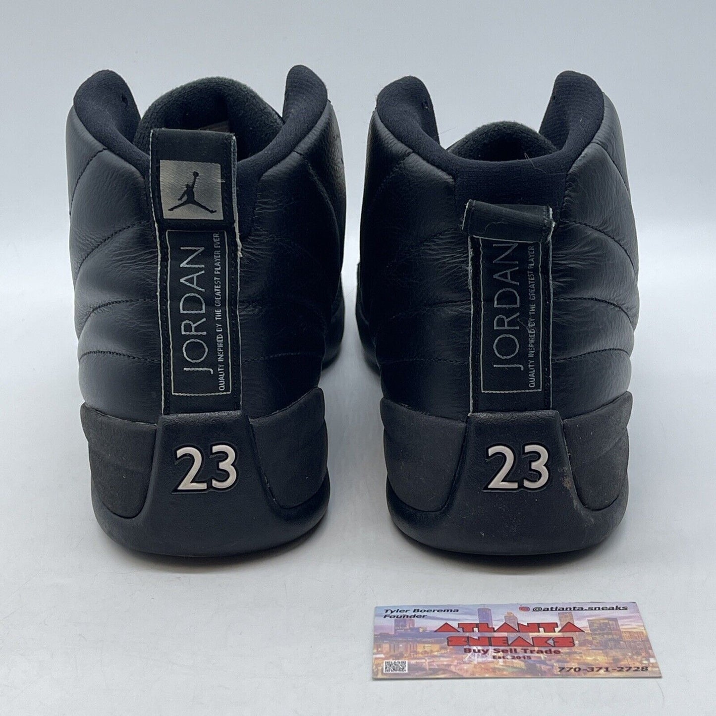 Size 13 - Air Jordan 12 Retro The Master Black White Gold (130690-013)