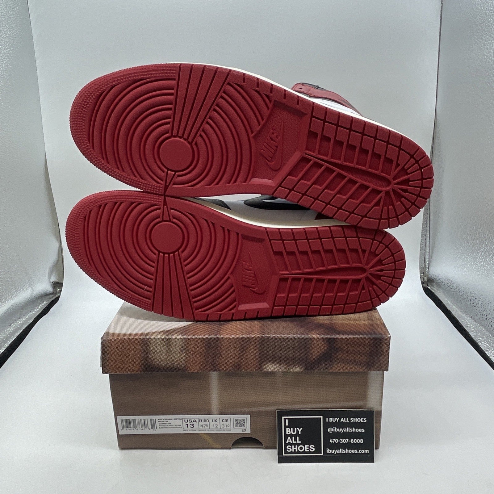 Size 13 - Air Jordan 1 Retro OG High Black Toe Reimagined (DZ5485-106)