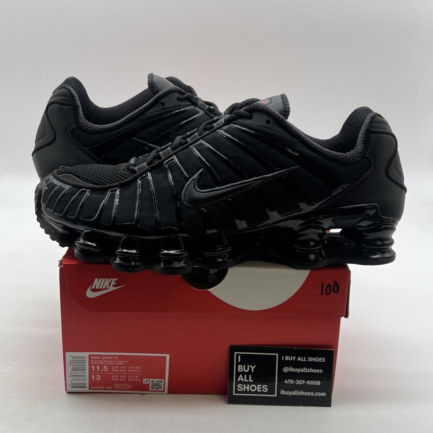 Size 11.5 - Nike Shox TL Metallic Hematite (AV3595-002)