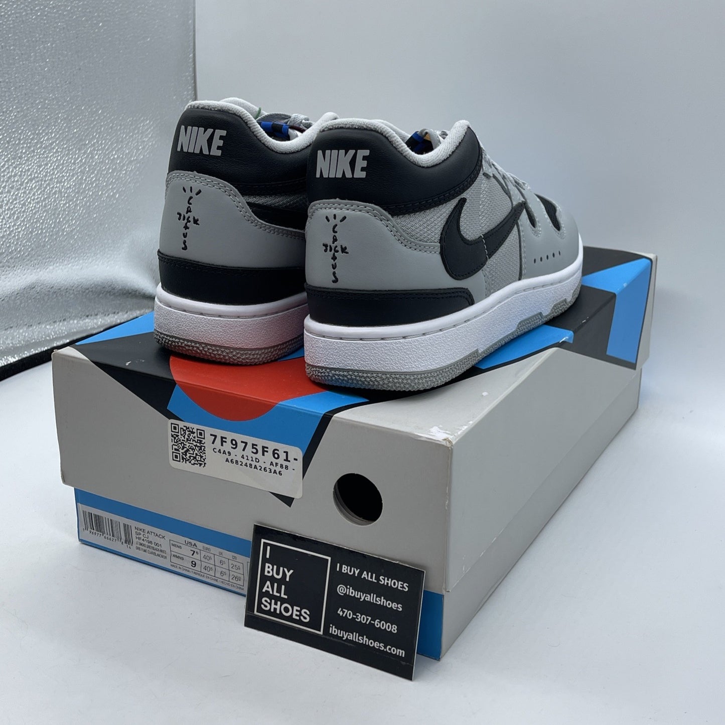 Size 7.5 - Nike Travis Scott x Mac Attack SP Cactus Mac Leather (HF4198-001)