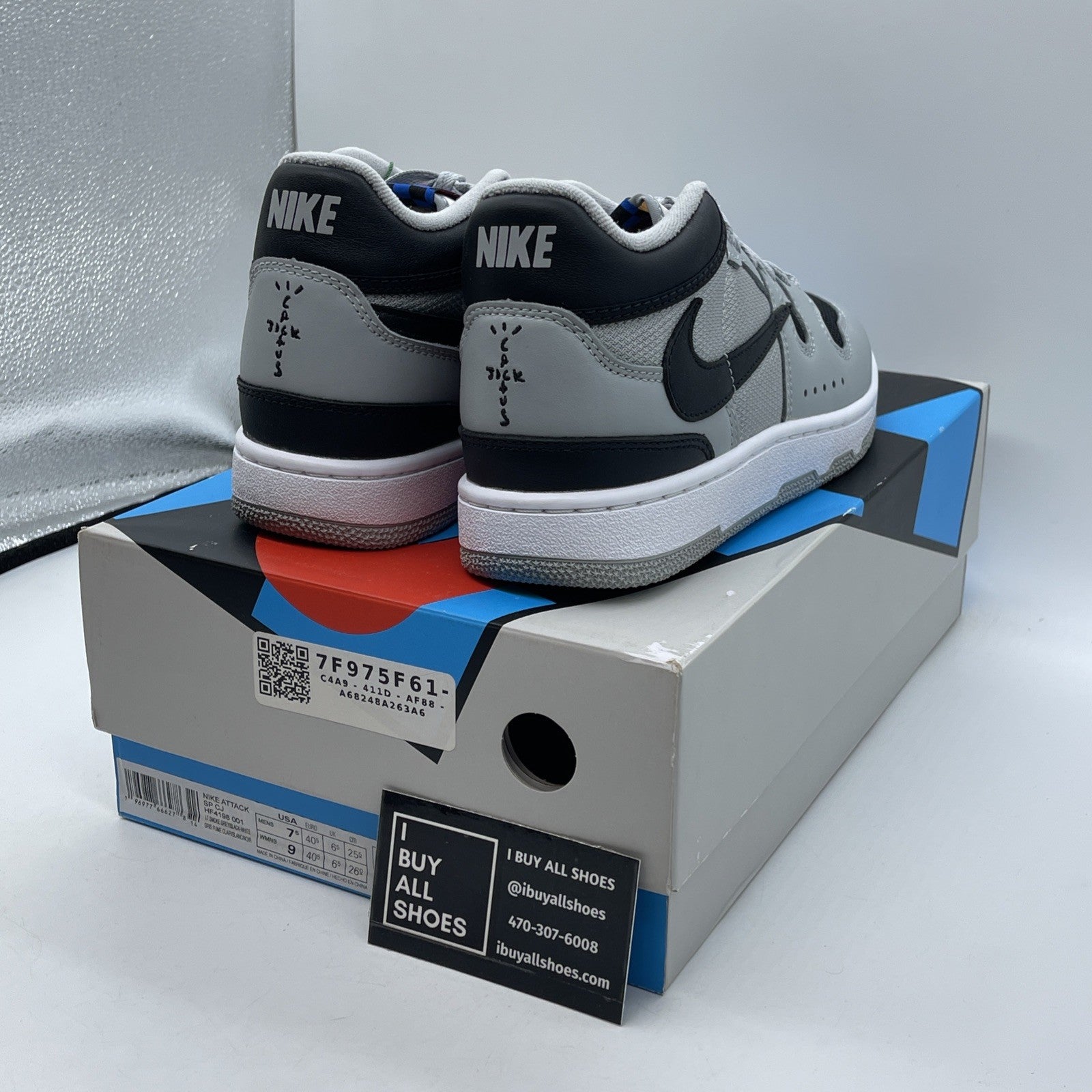 Size 7.5 - Nike Travis Scott x Mac Attack SP Cactus Mac Leather (HF4198-001)