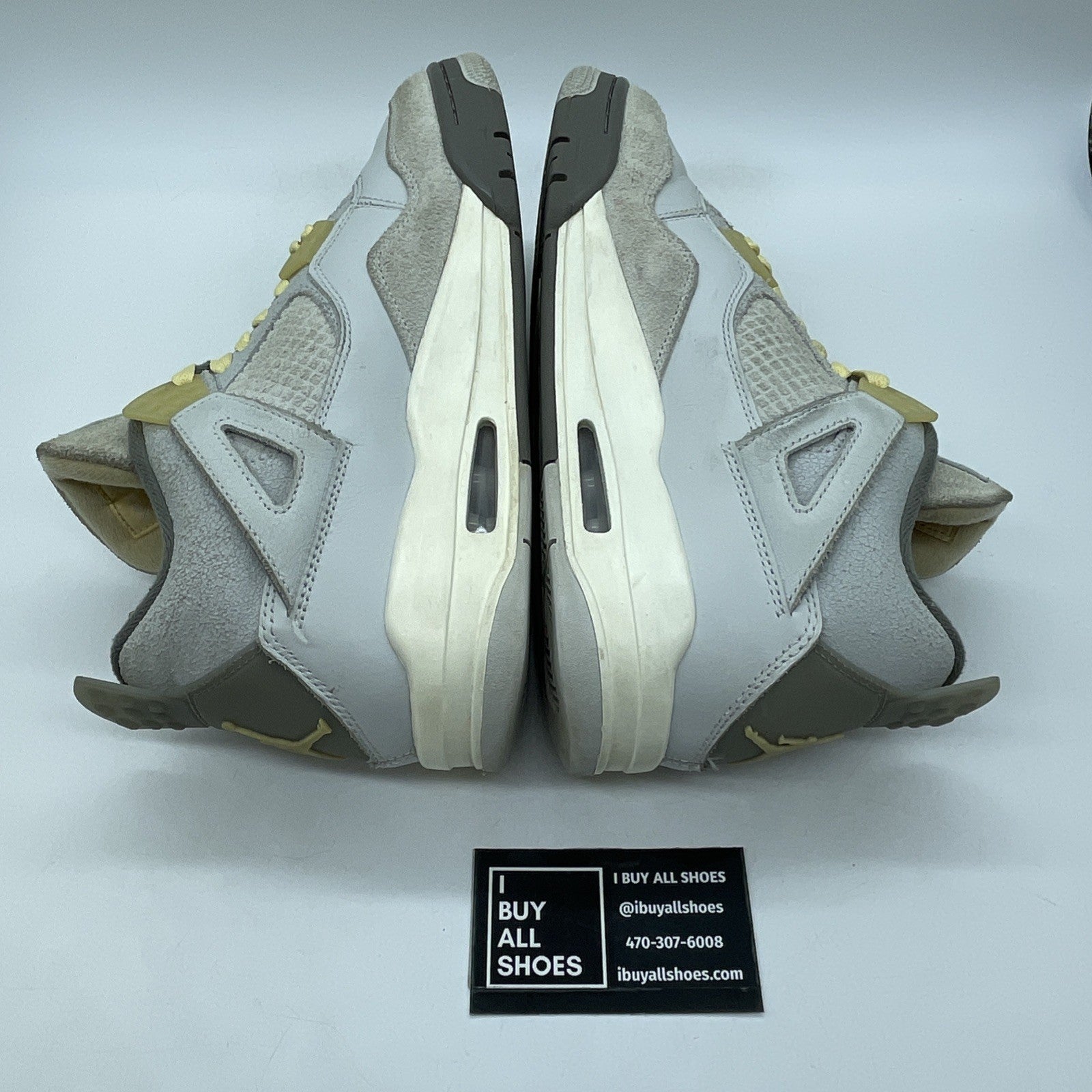 Size 9.5 - Jordan 4 Retro SE Low Craft Grey Suede Leather (DV3742-021)
