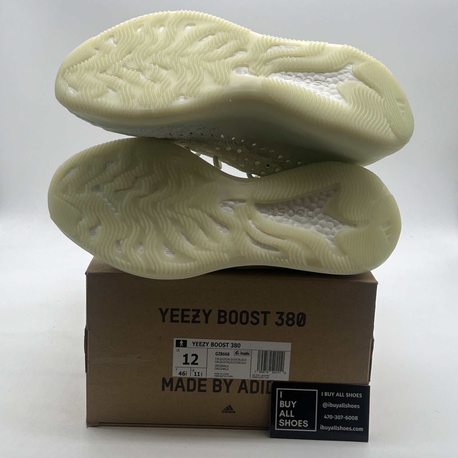 Size 12 - adidas Yeezy Boost 380 Calcite Glow (GZ8668)