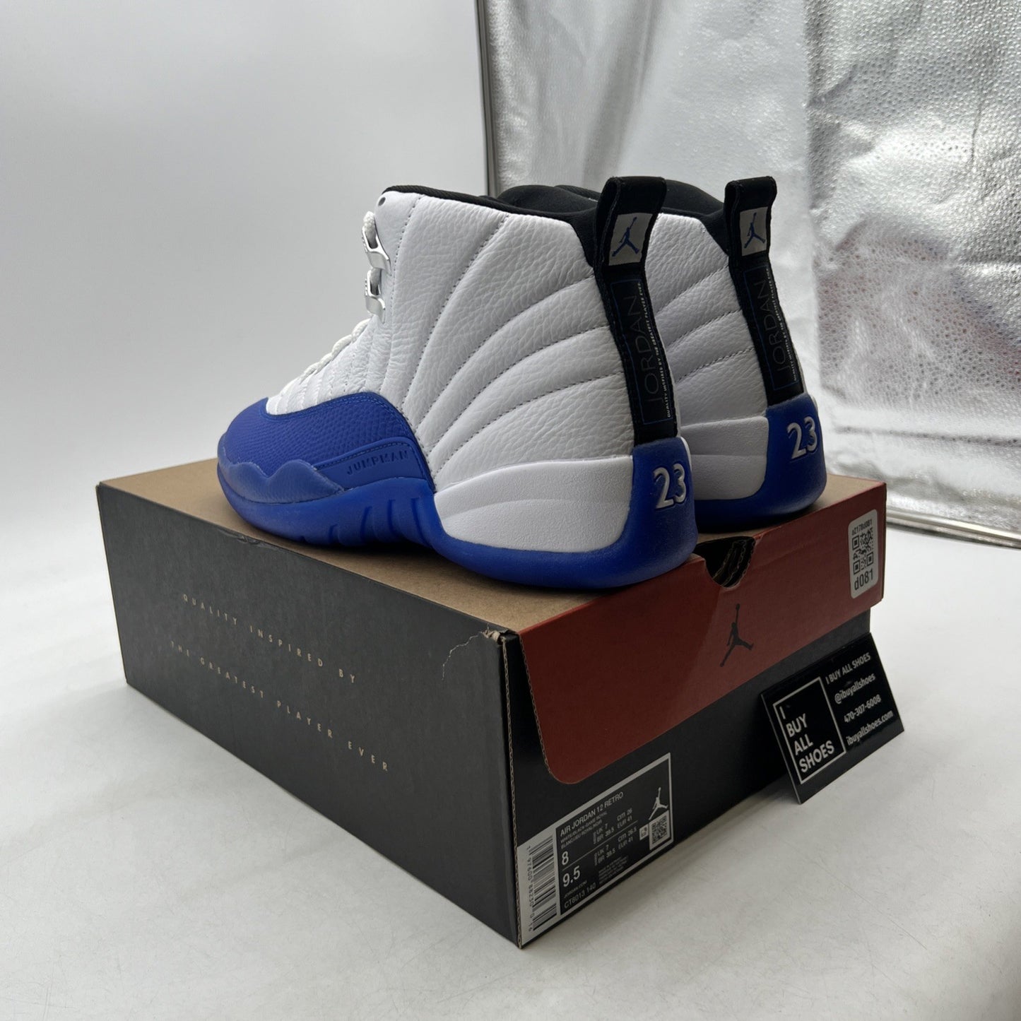 Size 8 - Air Jordan 12 Retro Blueberry (CT8013-140)