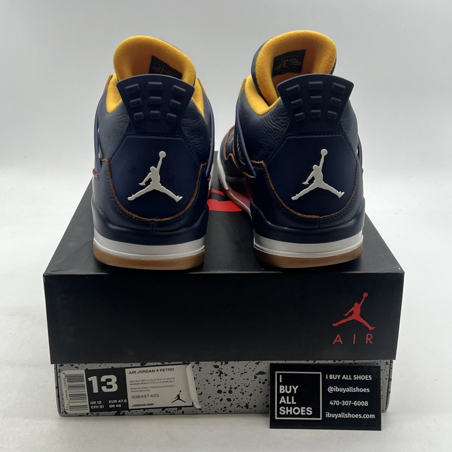 Size 13 - Air Jordan 4 Retro Dunk From Above (308497-425)