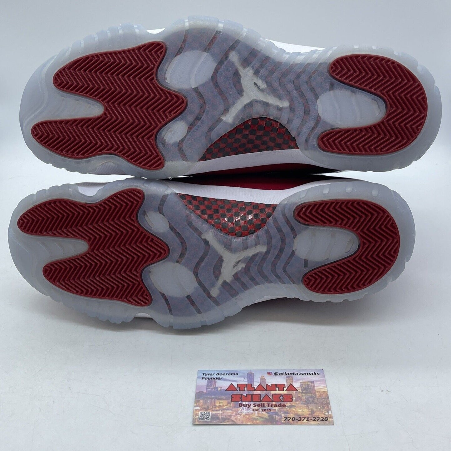 Size 11.5 - Jordan 11 Retro High Cherry White Red Leather (CT8012-116)