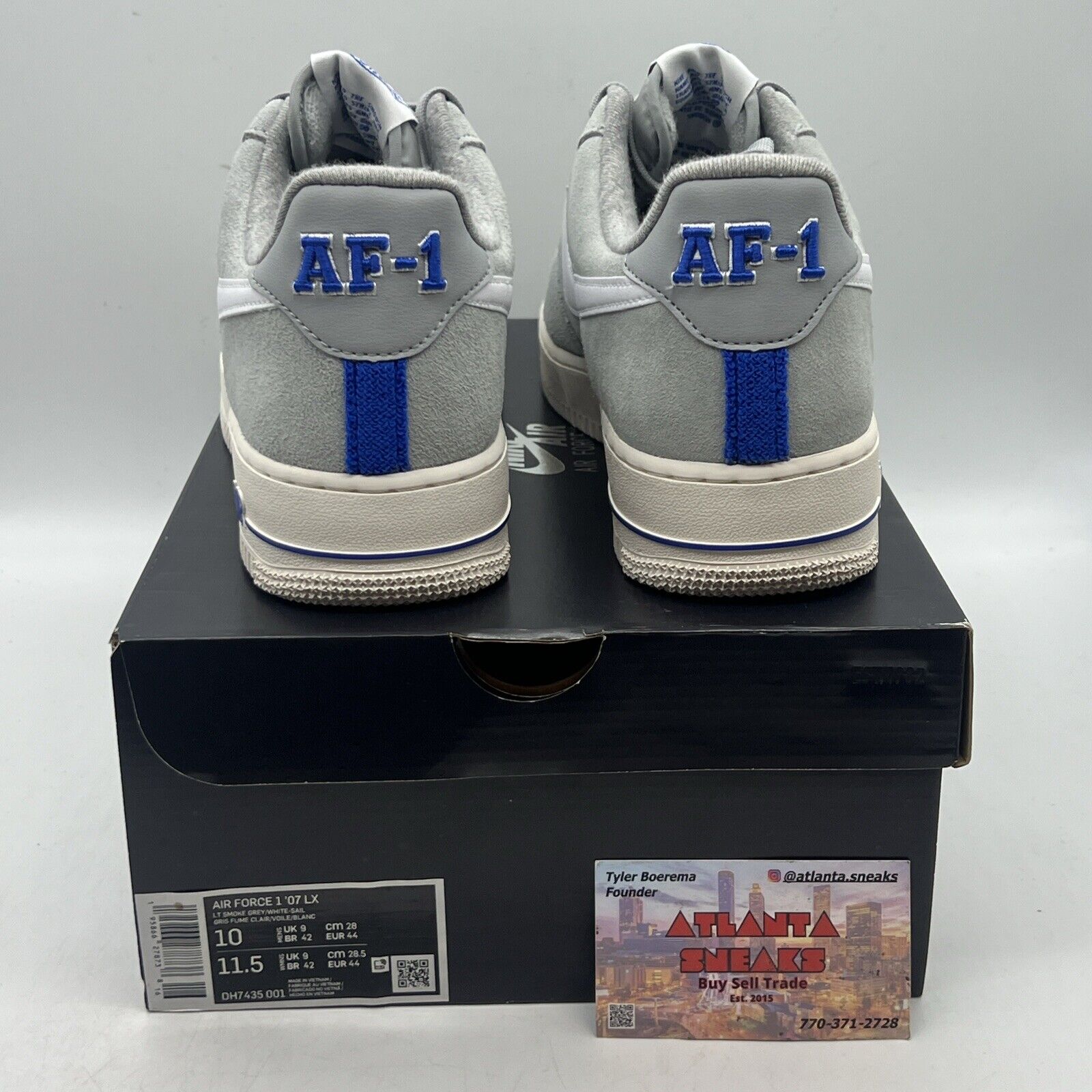 Size 10 - Nike Air Force 1 Low Athletic Club Light Smoke Gray 2022 Brand New