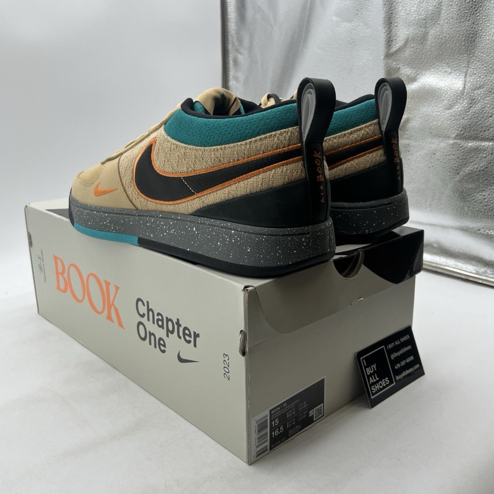 Size 15 - Nike Book 1 Mowabb - (IF2406-200)