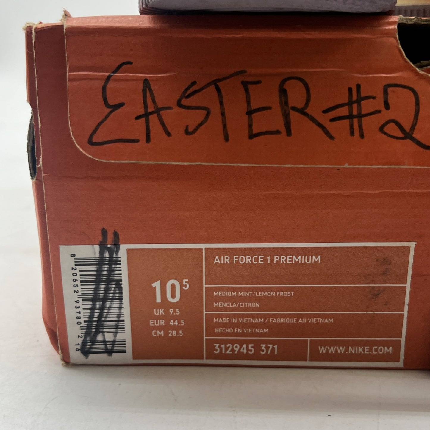 Size 10.5 - Nike Air Force 1 Premium Easter Egg (312945-371)