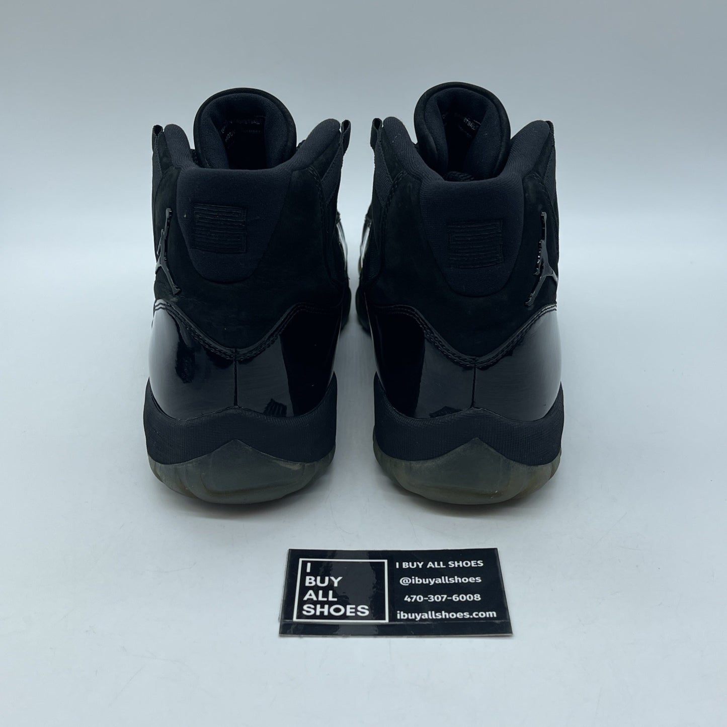 Size 11 - Jordan 11 Retro Cap and Gown Black Suede Leather (378037-005)