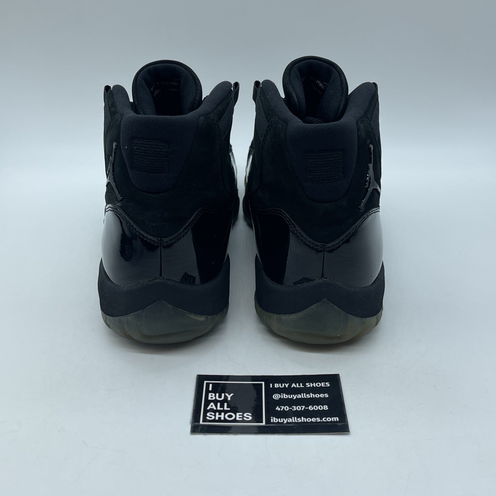 Size 11 - Jordan 11 Retro Cap and Gown Black Suede Leather (378037-005)