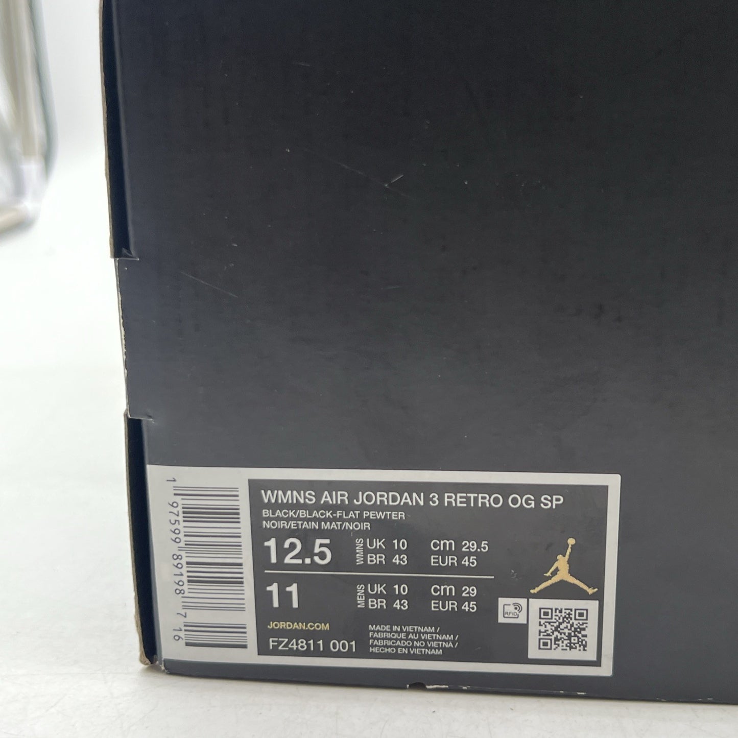 Size 12.5 - A Ma Maniére x Air Jordan 3 Retro While You Were Sleeping W