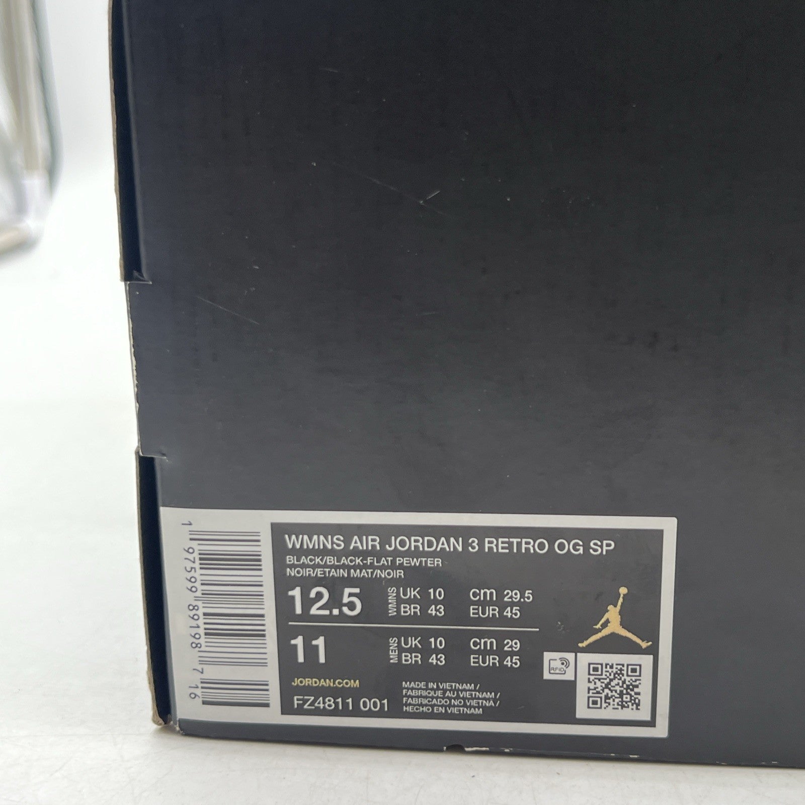 Size 12.5 - A Ma Maniére x Air Jordan 3 Retro While You Were Sleeping W
