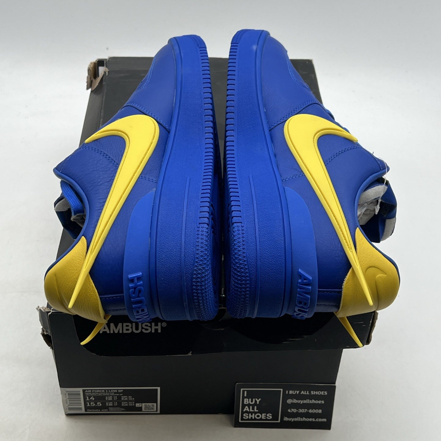 Size 14 - Nike AMBUSH x Air Force 1 Low Game Royal (DV3464-400)