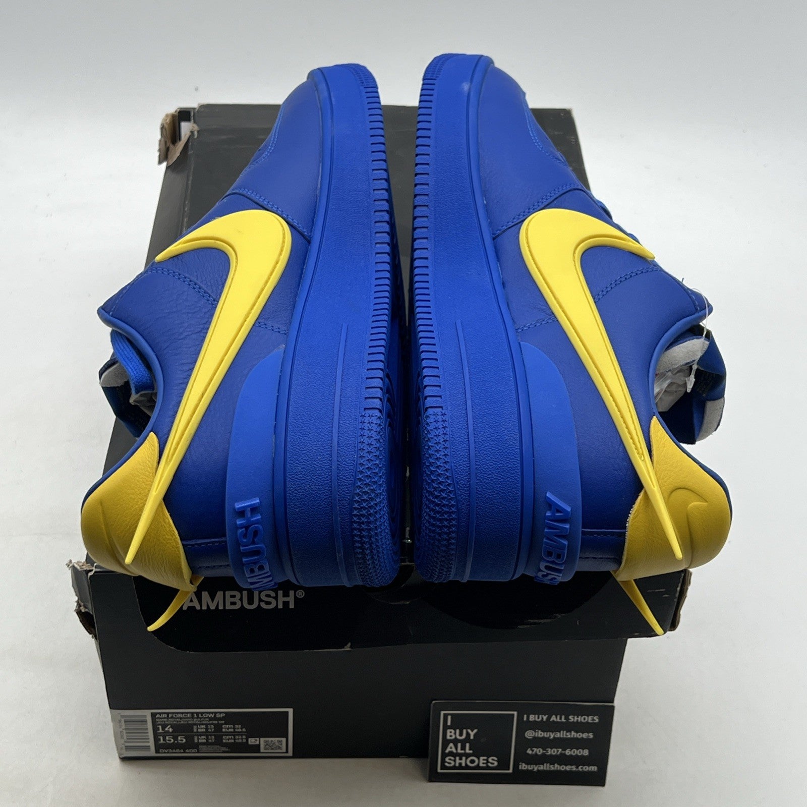 Size 14 - Nike AMBUSH x Air Force 1 Low Game Royal (DV3464-400)