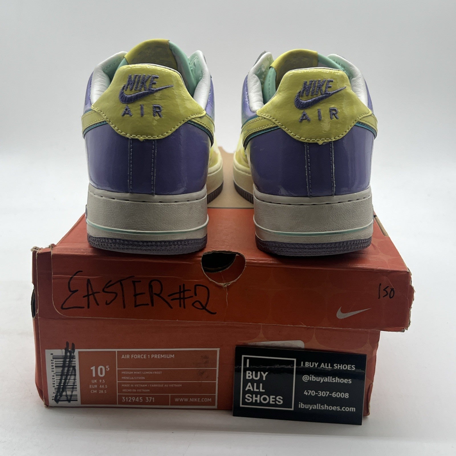 Size 10.5 - Nike Air Force 1 Premium Easter Egg (312945-371)