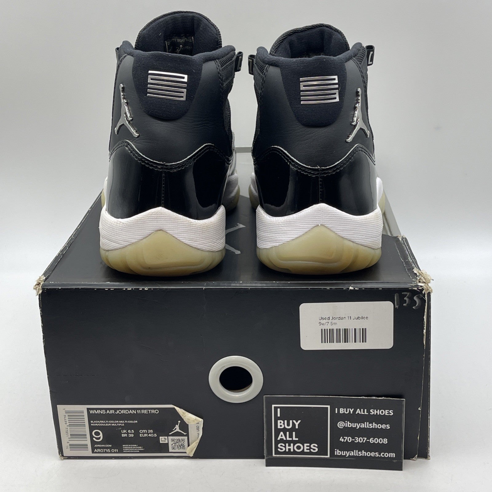 Size 9W - Air Jordan 11 Retro Jubilee / 25th Anniversary Leather (AR0715-011)