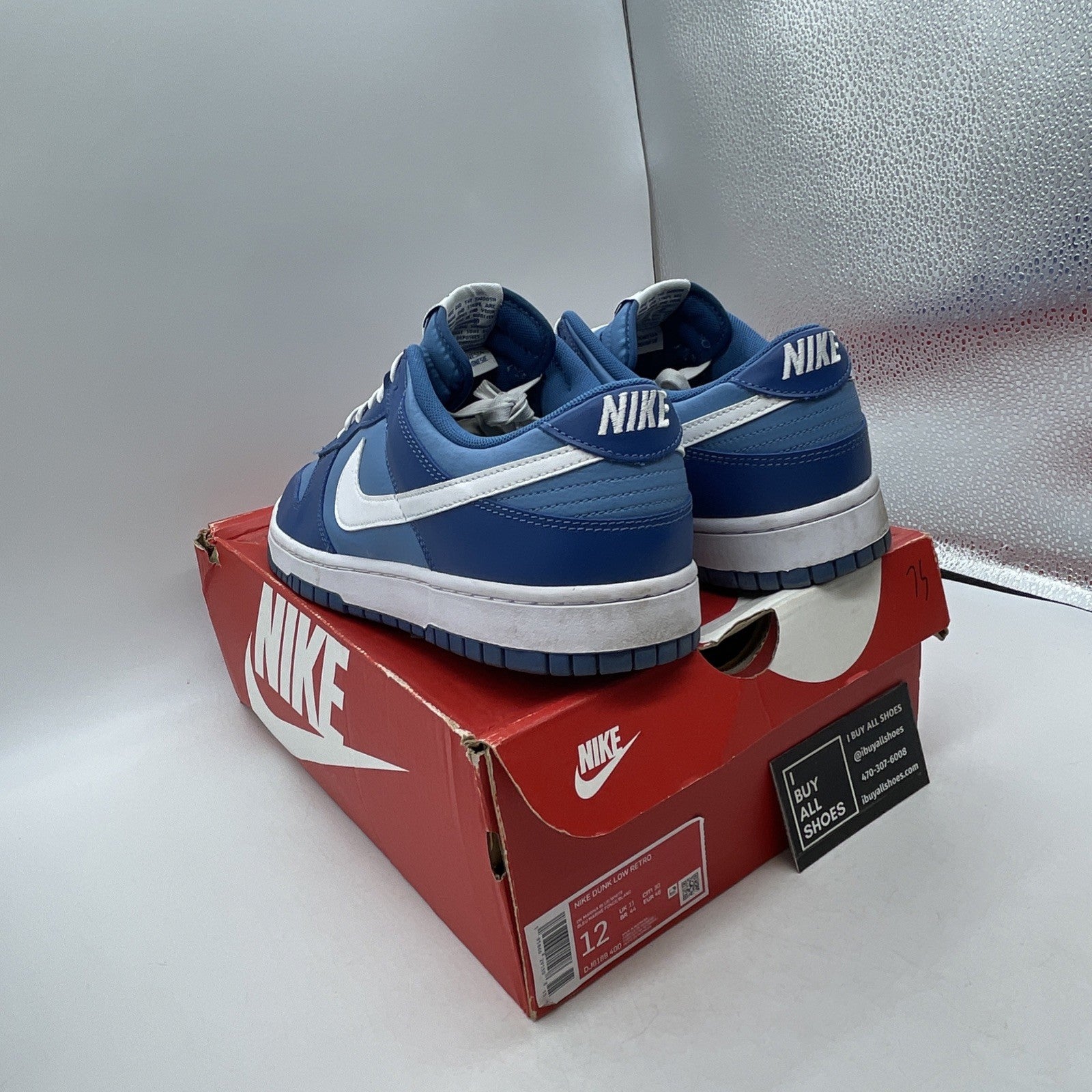 Size 12 - Nike Dunk Low Dark Marina Blue (DJ6188-400)