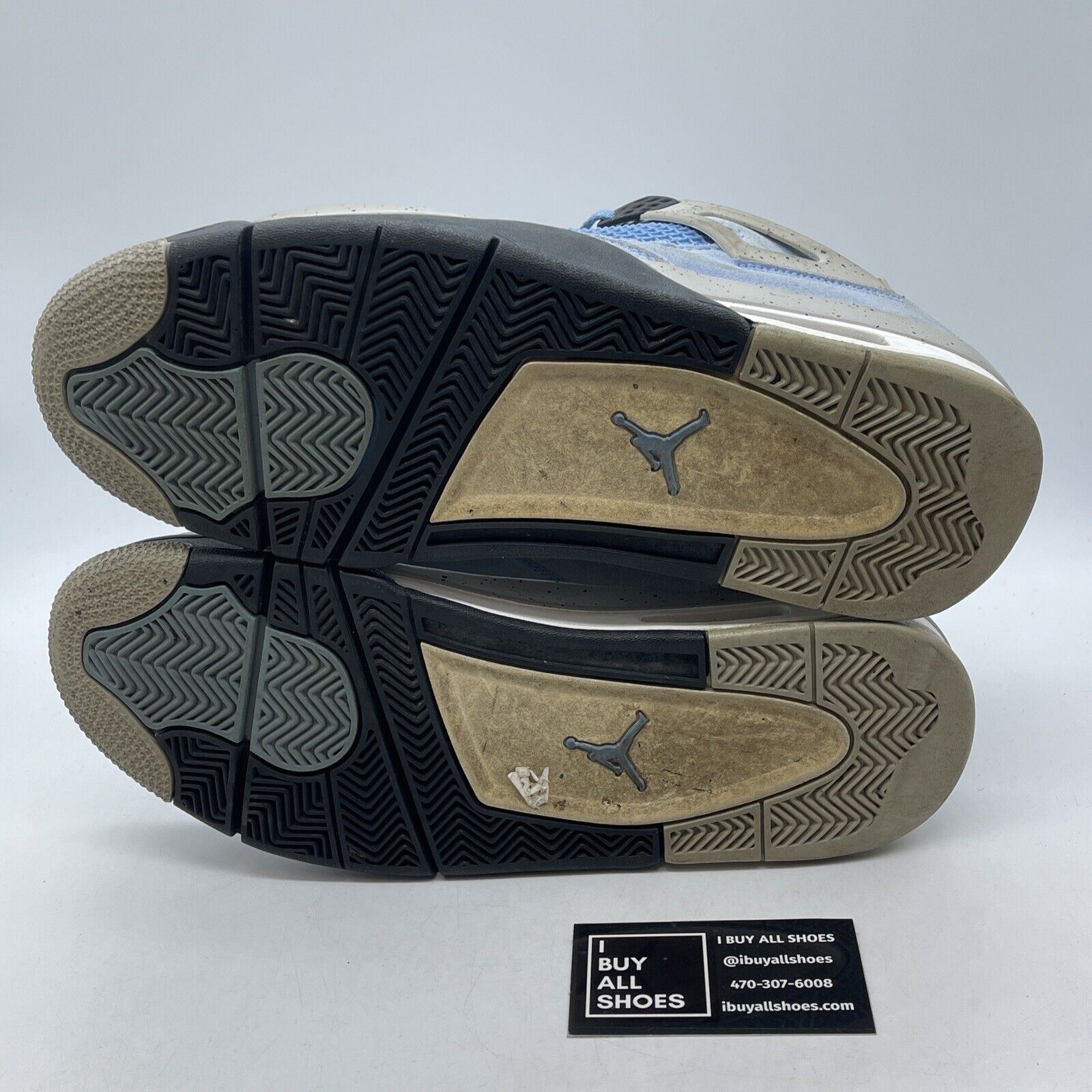 Size 11.5 - Jordan 4 Retro Mid University Blue Black Grey Suede (CT8527-400)