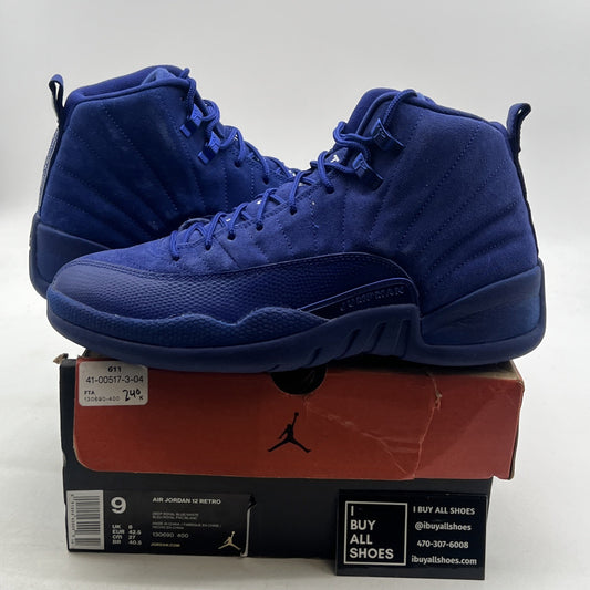 Size 9 - Air Jordan 12 Retro Deep Royal (130690-400)