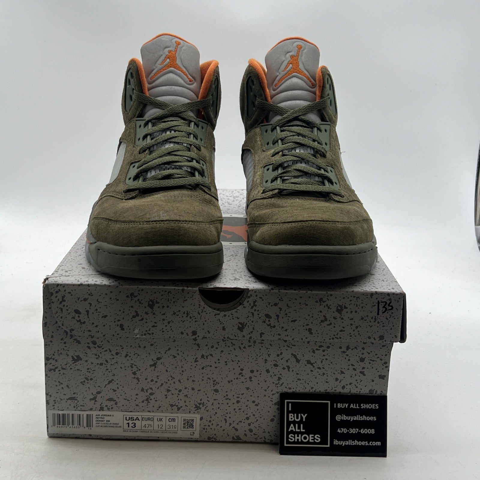 Size 13 - Air Jordan 5 Retro 2024 Olive (DD0587-308)