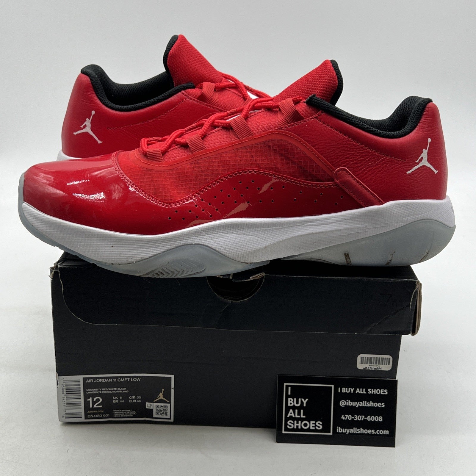 Size 12 - Air Jordan 11 CMFT Low University Red (DN4180-601)