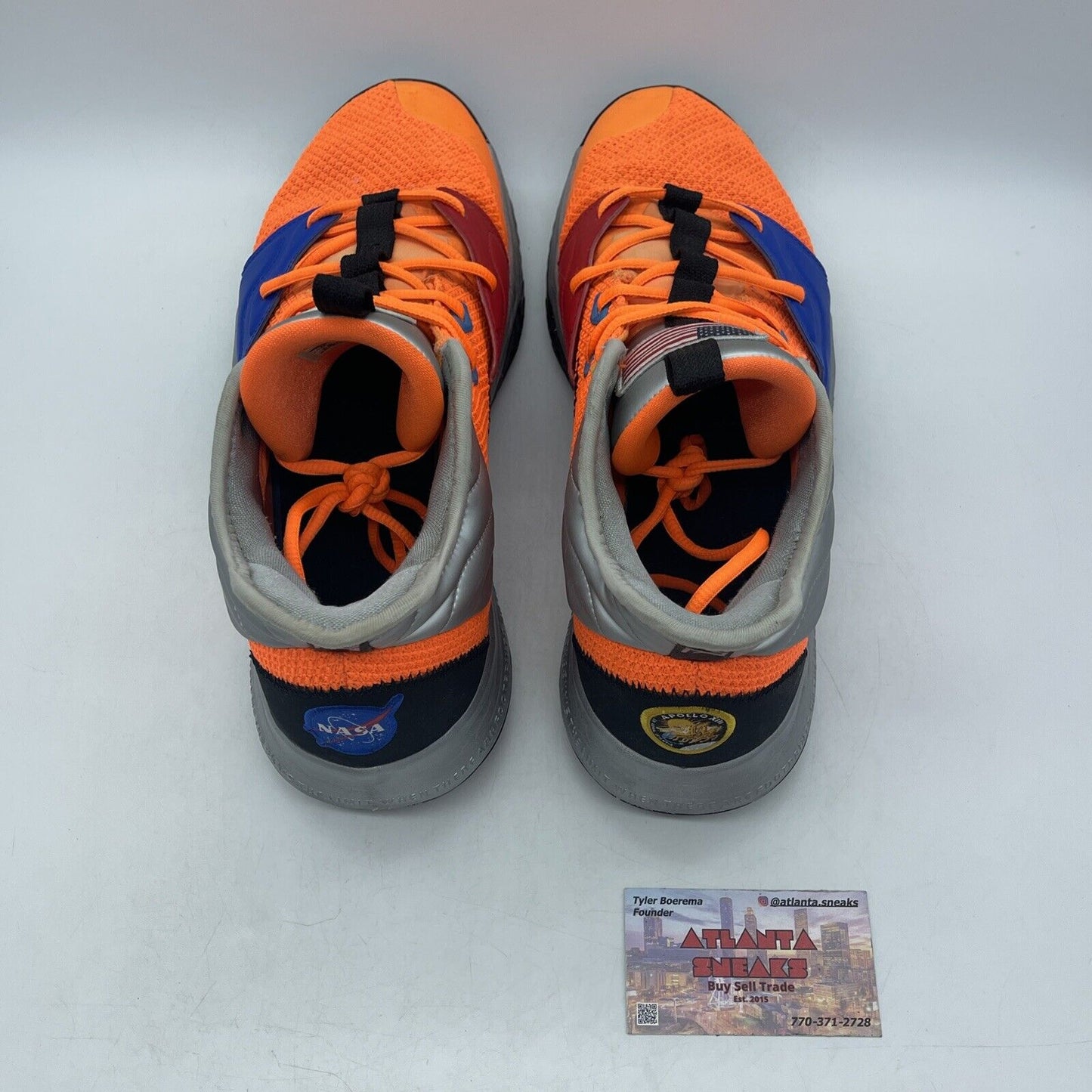 Size 13 - Nike NASA x PG 3 Armstrong Building 703 Orange Black Grey (CI2666-800)