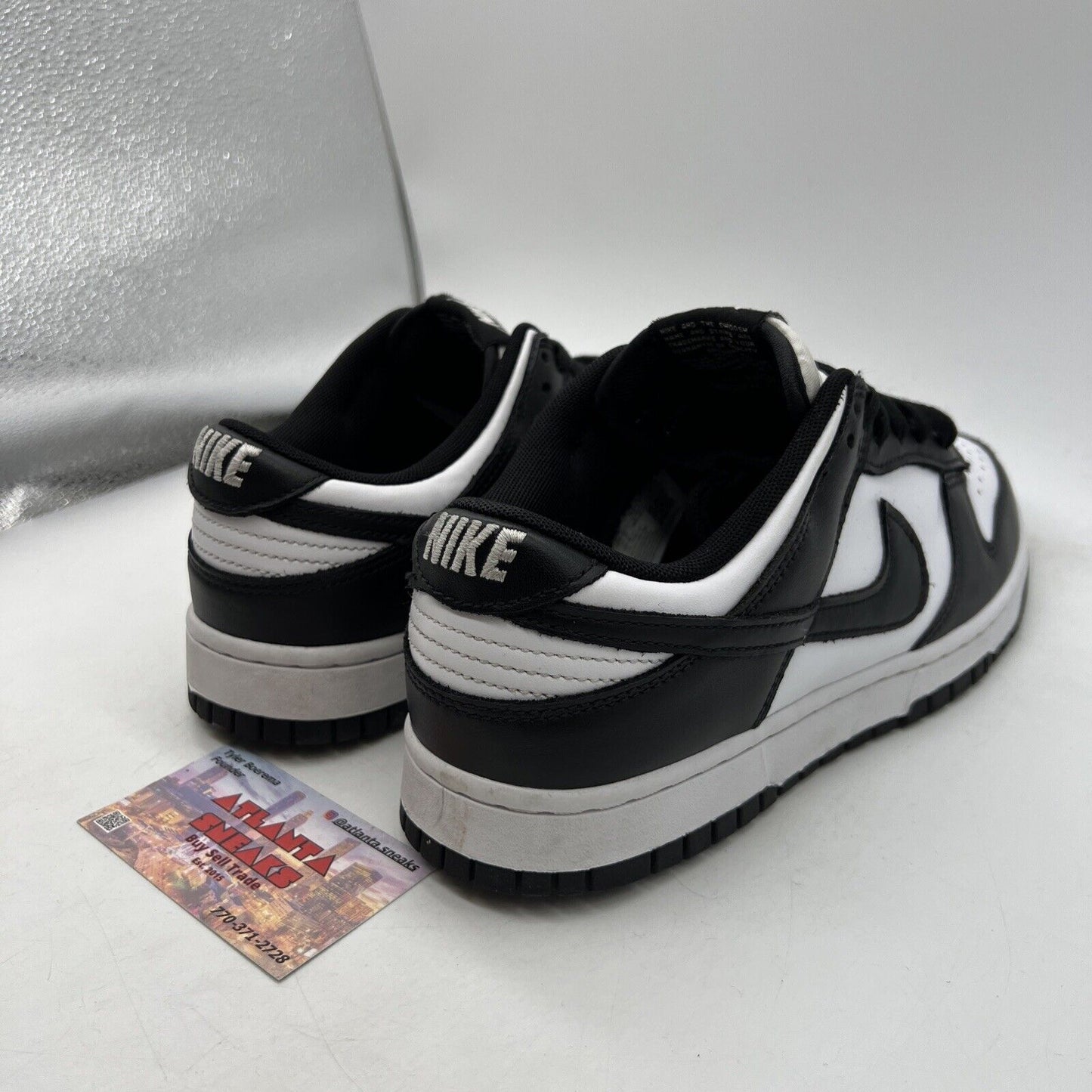 Size 9 - Nike Dunk Low Black White Leather (DD1391-100)