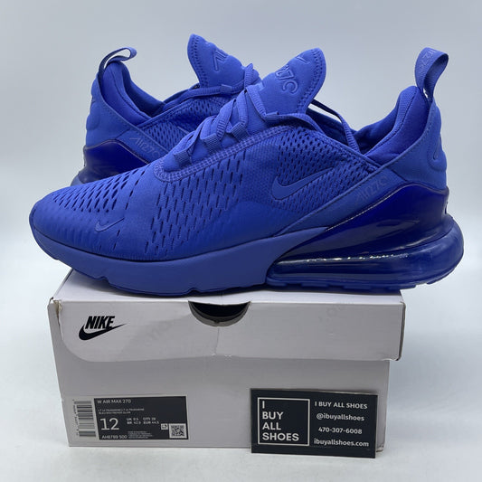 Size 12W - Nike Air Max 270 Light Ultramarine (AH6789-500)