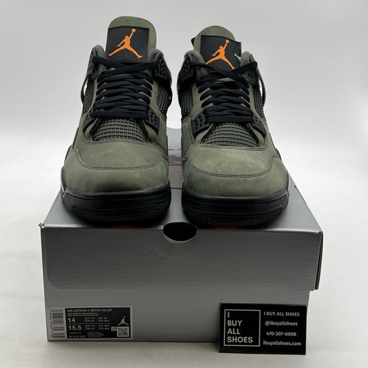 Size 14 - Undefeated x Air Jordan 4 Retro 2025 Green (IB1519-200)