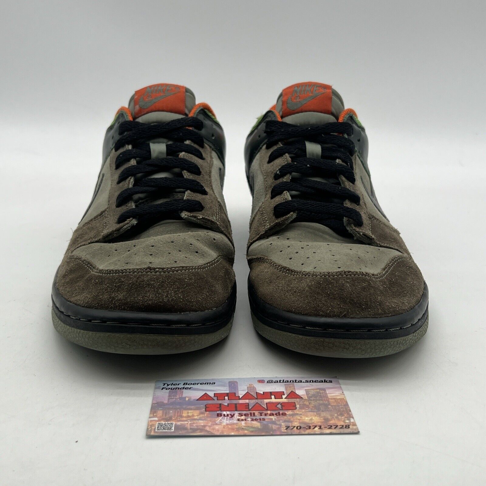 Size 10 - Nike Dunk Cl Low Green (304714-301)