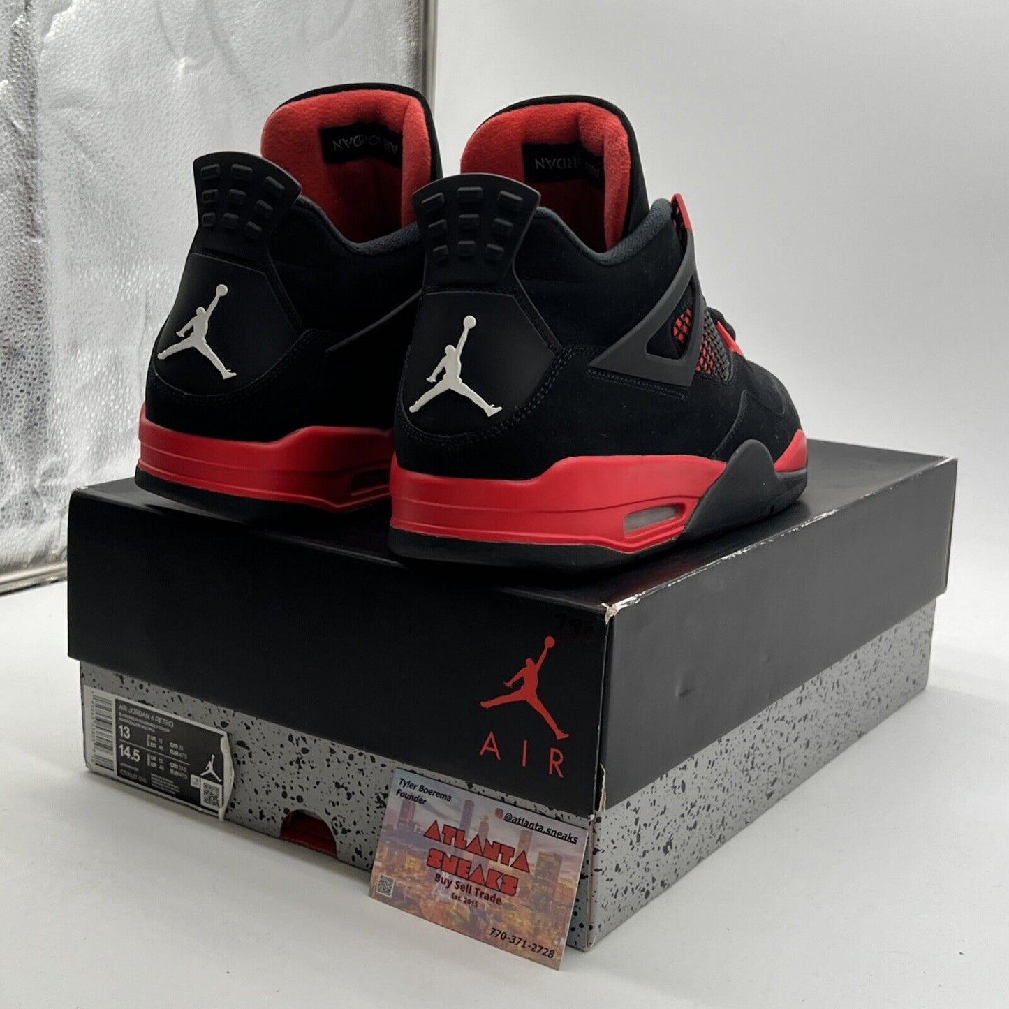 Size 13 - Air Jordan 4 Retro Mid Red Thunder (CT8527-016)